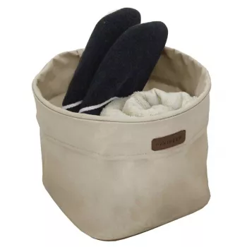 Boîte en tissu ORDINETT M 24x24x19 cm Ego écru