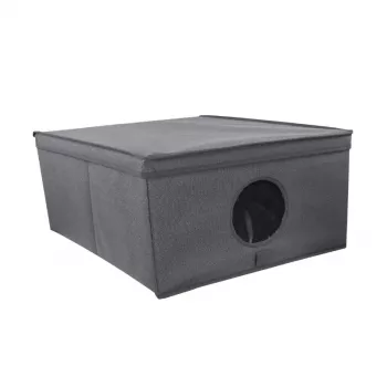 Boîte pliante taille M ORDINETT 48x36x19 cm gris