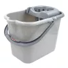 Seau ovale SAUBER 15 L avec essoreur à bouton-poussoir