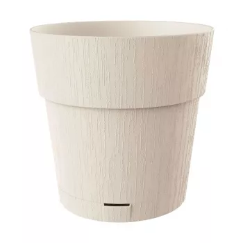 Pot de fleurs avec soucoupe Ethica STEFANPLAST Ø40x39 cm blanc