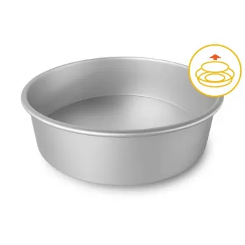 GUARDINI Professional Cake Tin with Removable Bottom, Ø26 x 7.5 cm, Anodised Aluminium