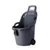 Brouette Helpy Cart 50L 59,5x53x88,5 cm gris STEFANPLAST