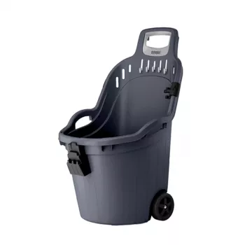 Brouette Helpy Cart 50L 59,5x53x88,5 cm gris STEFANPLAST
