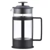 Cafetière à piston GULFI L 1 L en verre borosilicate et acier inoxydable ASI COLLECTION