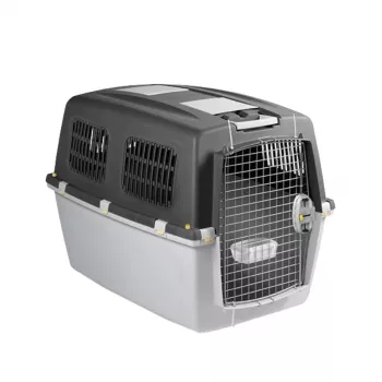 Cage de transport Gulliver 7 102x72x76 cm gris foncé/gris clair STEFANPLAST