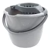 Seau rond SAUBER 12 L avec bouton-poussoir