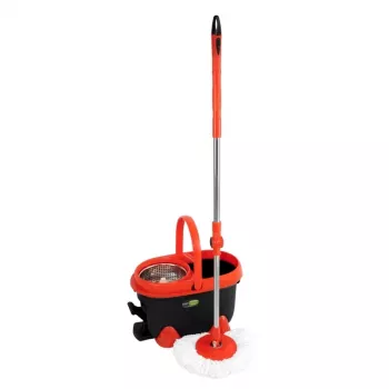 Ensemble de nettoyage de sol GIOSTYLE Love Spin Mop 360° assorti, 4 couleurs