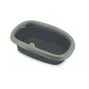 Bac à litière pour chat Sprint 20 STEFANPLAST 58x39x17 cm gris/vert