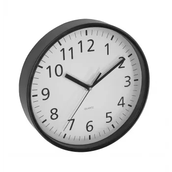 Horloge murale Ø25,5 cm noire ASI COLLECTION