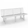 Banc de jardin BICA Olimpia 150x53x77 cm blanc