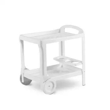 Chariot de service BICA Borneo 52x68x70 cm blanc