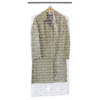 Housses de protection en plastique ORDINETT pour manteaux, 3 pièces, 65 x 140 cm, transparentes