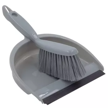 Pelle à récurer SAUBER avec caoutchouc et brosse