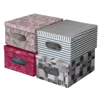 Boîte pliante en vinyle ORDINETT 50x40x25 cm Marilyn Box assortie