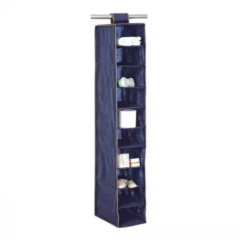 Organisateur d'étagère ORDINETT 10 20x29x120 cm bleu