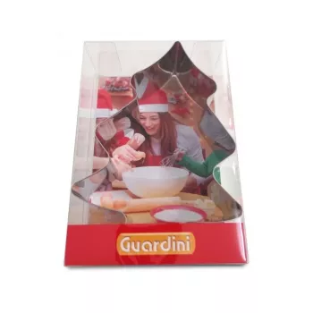 Moule à gâteau sapin de Noël GUARDINI 20 x 13,7 cm antiadhésif en acier au carbone gris anthracite