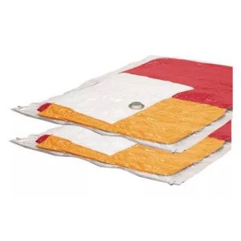 Sacs de rangement sous vide ORDINETT lot de 2, 80 x 120 cm, transparents, très grands