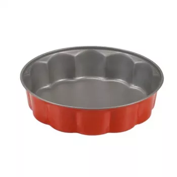 Moule à gâteau en forme de fleur GUARDINI Rossana Ø26x6,8cm gris anthracite