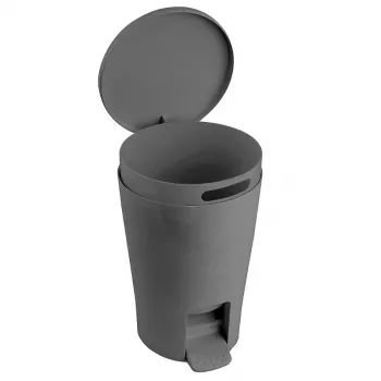 Poubelle à pédale TATAY Diabolo 5 L grise