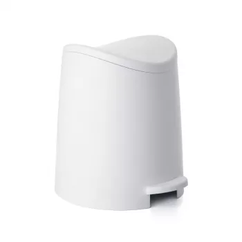 Poubelle à pédale de salle de bains TATAY 3 L Standard blanche