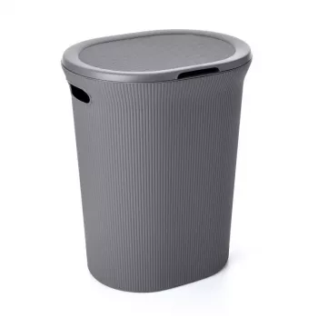 Boîte à linge TATAY Baobab 40 L grise