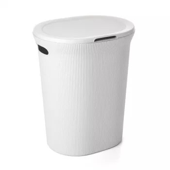 Boîte à linge TATAY Baobab 40 L blanche