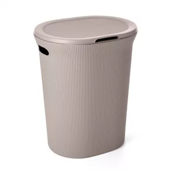 Boîte à linge TATAY Baobab 40 L taupe