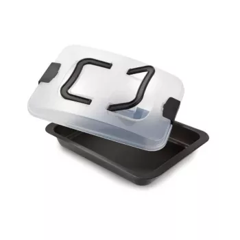 GUARDINI Bake Away Rectangular Baking Dish with Carrying Lid 32 x 24 x 4.7 cm