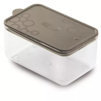 Gamelle rectangulaire pour animaux GIOSTYLE Con.Tengo S 0,7 L gris-marron