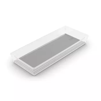 Boîte organisateur KIS Sistemo Organizer 8, 37,5 x 15 x 5 cm, transparent/gris clair
