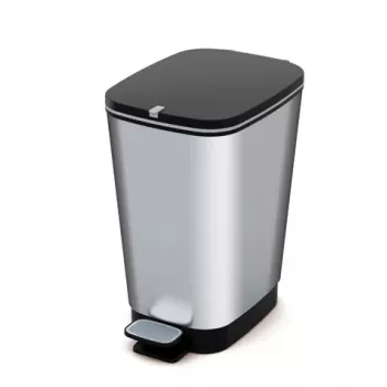 Corbeille à pédale KIS Pedal Bucket Metallic Chic Bin M 25 L acier