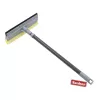 SAUBER mini brosse à vitres avec manche télescopique | microfibre et raclette double face