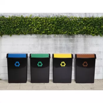 Poubelle Tatay 50 L, verte