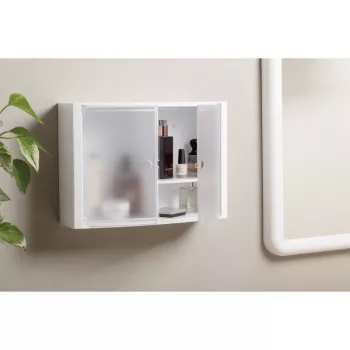 TATAY armoire de salle de bain horizontale blanc/glacé