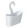 Étagère de salle de bain suspendue multifonction TATAY 25x9x28 cm blanche