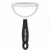 Microplane Peeler XL économe pivotant avec lame en acier inoxydable chirurgical, manche ergonomique Soft-Touch, vide-pomme de terre intégré, noir