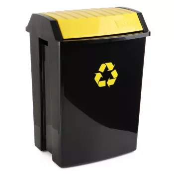 Poubelle Tatay 50 L, jaune