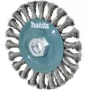 Makita D-77540 brosse boisseau en fil tressé 125 mm M14 acier inoxydable