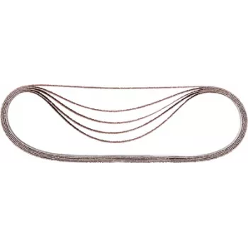 Makita P-43343 ensemble de bandes abrasives, grain 80, 533 mm x 13 mm, 5 pièces