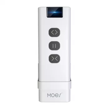 MOES YK2169 interrupteur de scène sans fil ZigBee 3.0, 4 voies, 12 scènes, alimenté par pile, blanc
