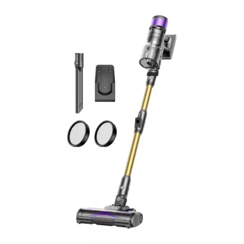 ULTENIC U20 aspirateur balai sans fil, aspiration 30 kPa, autonomie 50 min, écran LED, filtration HEPA, brosse anti-emmêlement, transformable en aspirateur à main