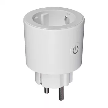 MOES MWP-EU16M-WH-MS prise connectée avec mesure d'énergie, 16 A, Wi-Fi, blanche
