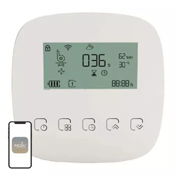 MOES WWP-BY-908 contrôleur de pompe d'irrigation Wi-Fi 2 canaux