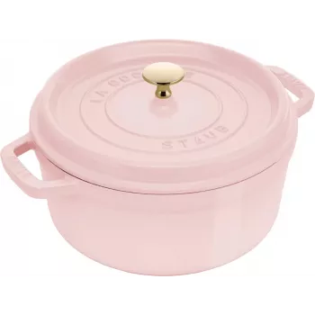 Cocotte ronde en fonte STAUB La Cocotte 5,2 L Blossom Pink