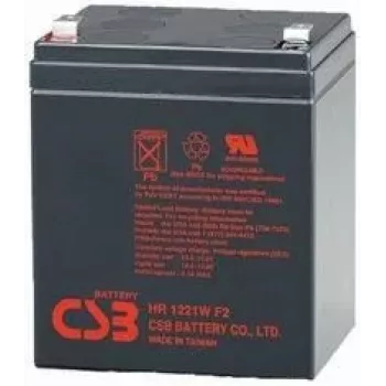 Batterie rechargeable CSB Battery HR1221WF2 12 V 5,3 Ah AGM VRLA avec bornes F2