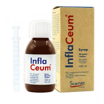 SCANVET InflaCeum Liquid Joint Support Supplement for Dogs and Cats, 100 ml