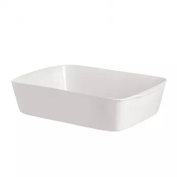 Plat à lasagnes LA PORCELLANA BIANCA Anghiari - blanc, 35 x 25 cm