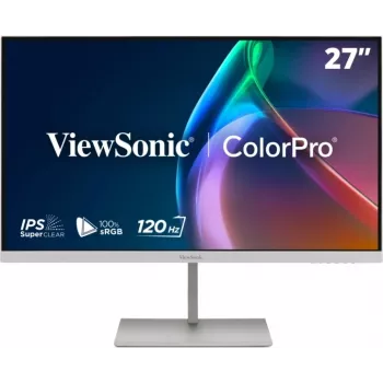 Écran de bureau ViewSonic VP2766-2K-W 27 pouces QHD IPS 120 Hz USB-C, blanc