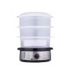 Cuiseur vapeur électrique Alpina 800 W argent 3 niveaux 9,5 L sans BPA