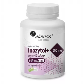 Inositol Myo/D-Chiro 650 mg + B6 Aliness 100 gélules VEGE